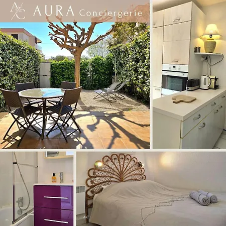 Le Murier - Rez De Jardin Avec Veranda, Terrasse A 5min A Pied De La Avec Parking - By Auraconciergerie *